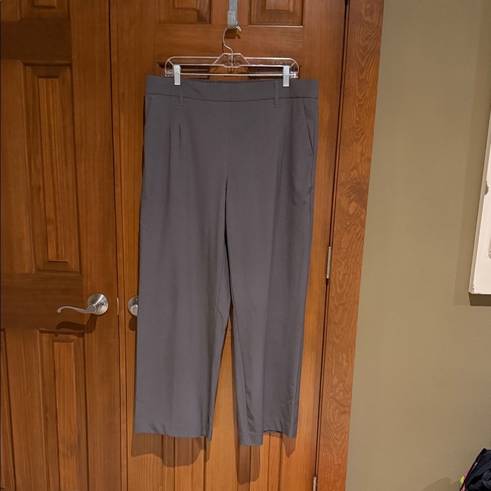 Rachel Zoe Gray Straight-Leg Trousers
